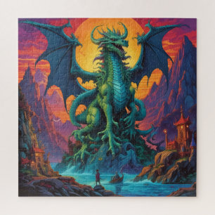 Het land is de draak legpuzzel