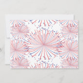 Het land van de drie! 4 juli 3 jarig feest kaart (Achterkant)