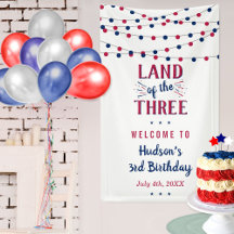 Het land van de drie! 4 juli 3 jarig feest