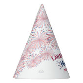 Het land van de drie! 4 juli 3e verjaardag feesthoedjes (Links)