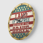 Het land van de vrije moed grote klok (Hoek)