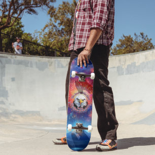 Het Land Van De Vrije Thuis Bruine Adelaar Vuurwer Skateboard