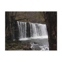 Het land van de waterval in Wales, bakens Brecon