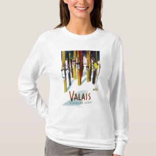 Het land van de zon - de huid staat in sneeuw t-shirt
