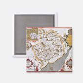 Het Land van Monmouth, gegraveerd door Jodocus Magneet (Voorkant / Achterkant)