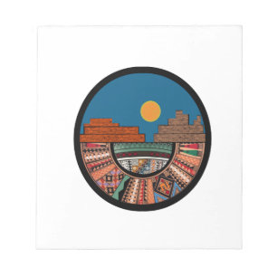 Het land zegende notitieblok