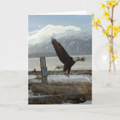 Het landen Eagle Kaart (Gele Bloem)