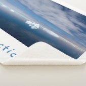 Het landschap Antarctica drijvende ijsfoto met tek Sherpa Deken (3/4)