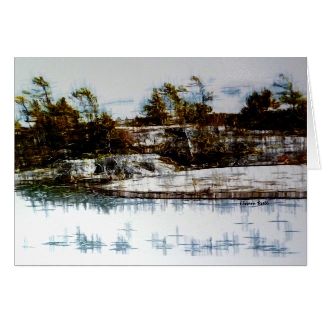 Het landschap "Bay" (Voorkant Horizontaal)