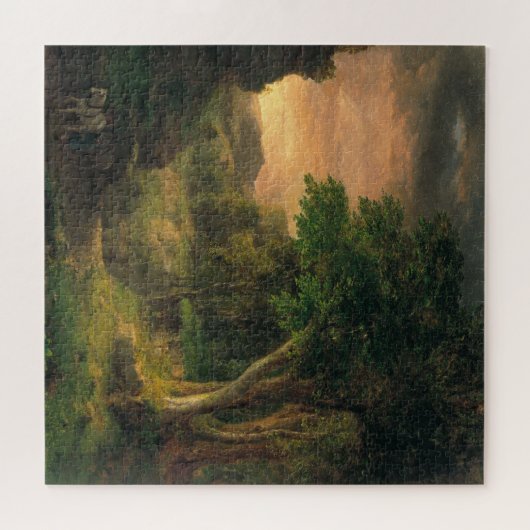 Het landschap 'George Inness' schilderen Legpuzzel (Horizontaal)
