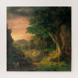 Het landschap 'George Inness' schilderen Legpuzzel