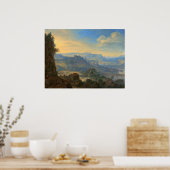 Het landschap - Herman Saftleven Fine Art Poster (Keuken)