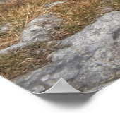 Het landschap in Burren Poster (Hoek)