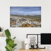 Het landschap in Burren Poster (Thuiskantoor)