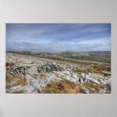 Het landschap in Burren Poster (Voorkant)