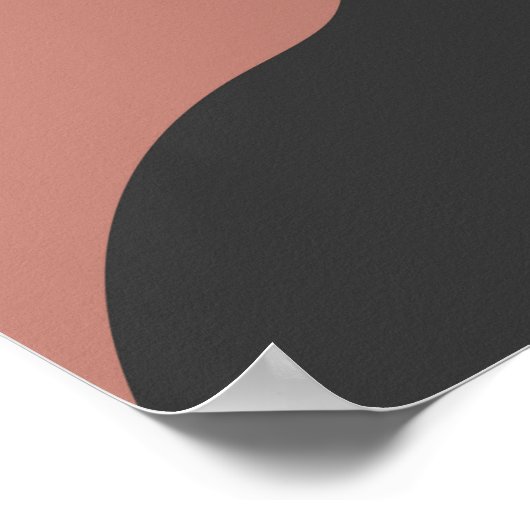 Het landschap in het midden van de eeuw illustrati poster (Hoek)