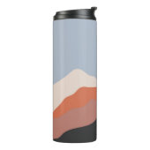 Het landschap in het midden van de eeuw illustrati thermosbeker (Gedraaid links)