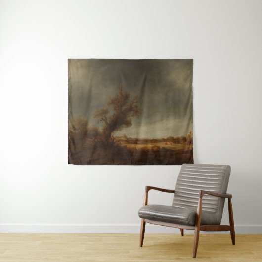 Het landschap met een oude eikel, Adriaen van Osta Wandkleed (In Situ (horizontaal))
