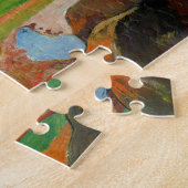 Het landschap Paul Gauguin Old Painting Art Legpuzzel (Zijkant)