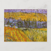 Het landschap van Auvers in de Regen, Vincent van  Briefkaart (Voorkant)