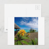 Het landschap van bora bora briefkaart (Voorkant / Achterkant)