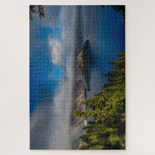 Het landschap van Crater Lake Oregon Legpuzzel (Verticaal)