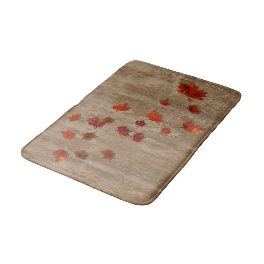 Het landschap van de afdalende bladeren badmat (Gekanteld)