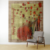 Het landschap van de afdalende bladeren wandkleed (In situ)