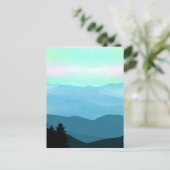 Het landschap van de Great Smoky Mountains Briefkaart (Staand voorkant)