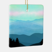 Het landschap van de Great Smoky Mountains Keramisch Ornament (Rechts)