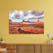Het landschap van de monument van de vallei, AZ Canvas Afdruk (Insitu (Woonkamer))