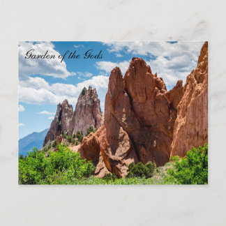 Het landschap van de tuin van de Gods Colorado Briefkaart