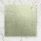 Het Landschap van de waterverf Dank u Sage Groene  Bedankjes Labels (Achterkant)