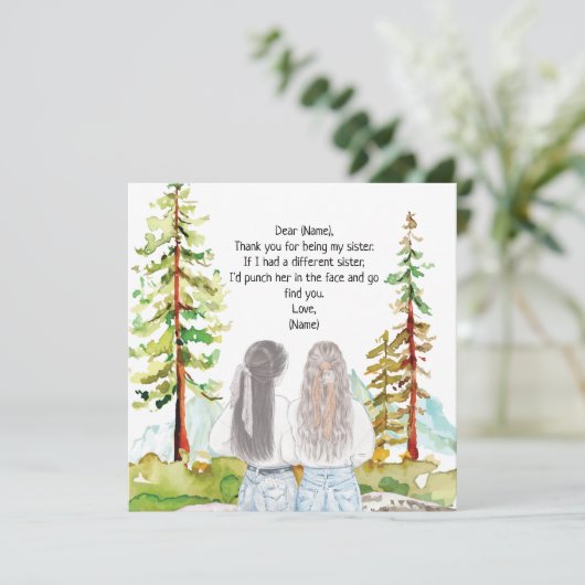 Het Landschap van de waterverf met 2 het Bericht v (Staand voorkant)