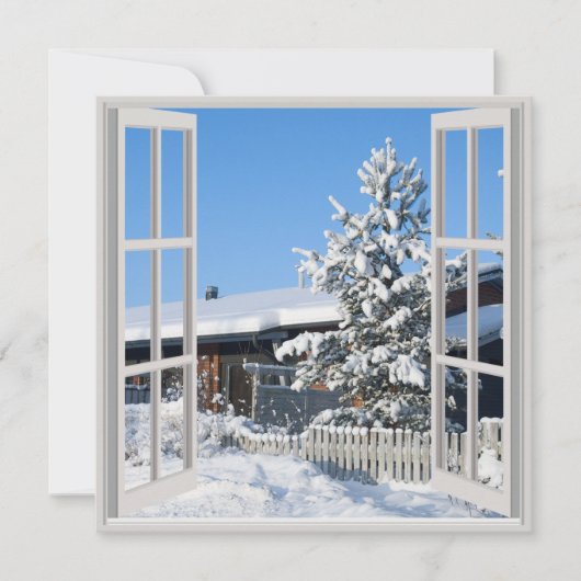 Het landschap van de winter (Voorkant)