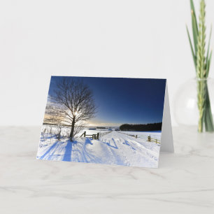 Het Landschap van de winter Kaart