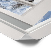 Het landschap van de winter poster (Hoek)