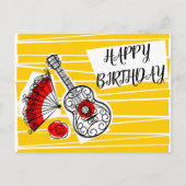 Het landschap van het briefkaart Souvenirs Birthda (Voorkant)