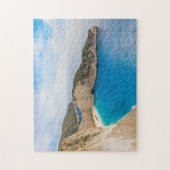 het landschap van het eiland Zakinthos, Griekenlan Legpuzzel (Verticaal)