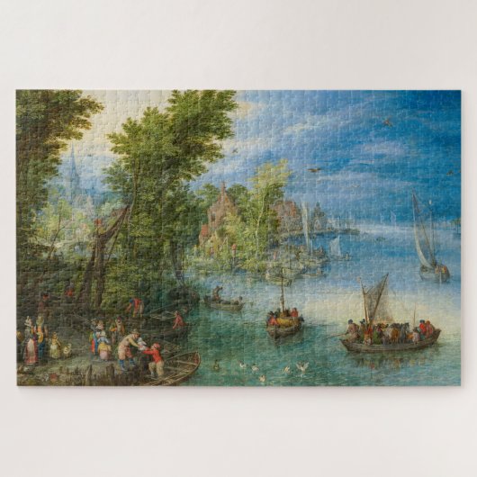Het landschap van Jan Brueghel de Elder Legpuzzel (Horizontaal)