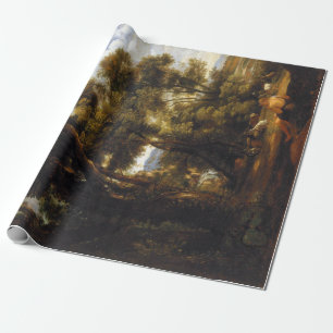 Het Landschap van John Constable met Geitenherder Cadeaupapier