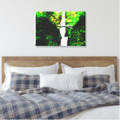 Het landschap van Multnomah-Herfsten Canvas Afdruk (Insitu (Slaapkamer))