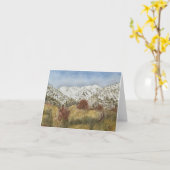 Het landschap van Nevada 1 Kaart (Gele Bloem)