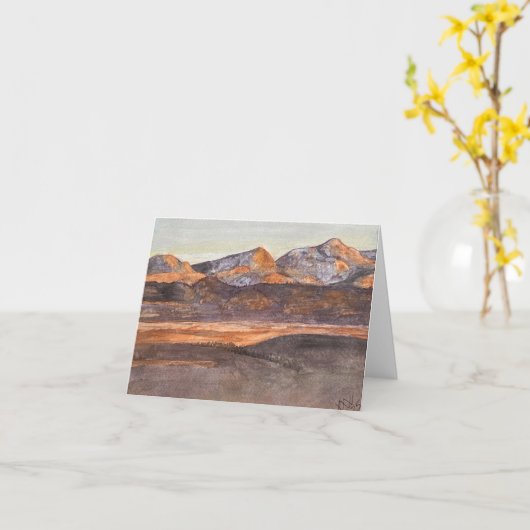 Het landschap van Nevada 2 Kaart (Gele Bloem)