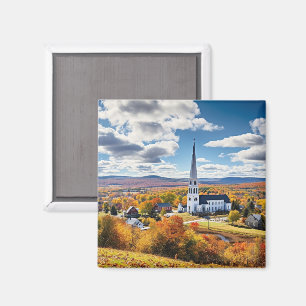 Het landschap van New England in de Herfst Magneet