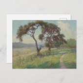 Het landschap van Texas Hill Country, Onderdonk Briefkaart (Voorkant / Achterkant)