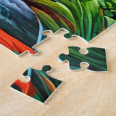 Het LandschapsGezicht van een Oerwoud Legpuzzel (Zijkant)