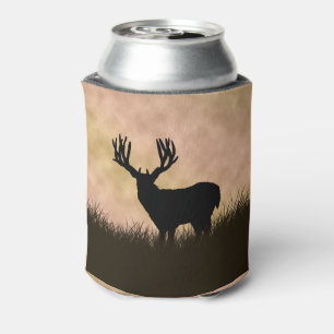 Het landschapslandschap van Deer Stag Silhouette j Blikjeskoeler
