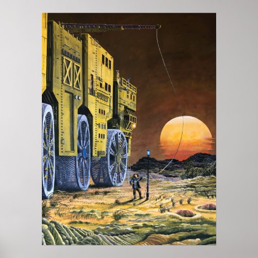 Het lange donkere - sci-fi landschap poster (Voorkant)