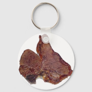 Het Lapje vlees van de rib Sleutelhanger